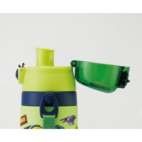 Skater Children's Stainless Steel Water Bottle Direct Drinking 480ml Dinosaur Child-friendly Lightweight Type Boys Cold Storage Dinosaur 3D Print Wate