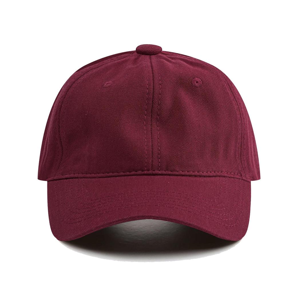Korean & Japanese Style Soft Cotton Baseball Cap - Custom Logo Option