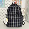 Zaino Scolastico Stile Giapponese Ins Campus Vintage a Quadri Zaino da Donna Autunno Inverno Ragazze Scuola Media Studenti Scuola Superiore Borsa Scolastica Zaino di Classe