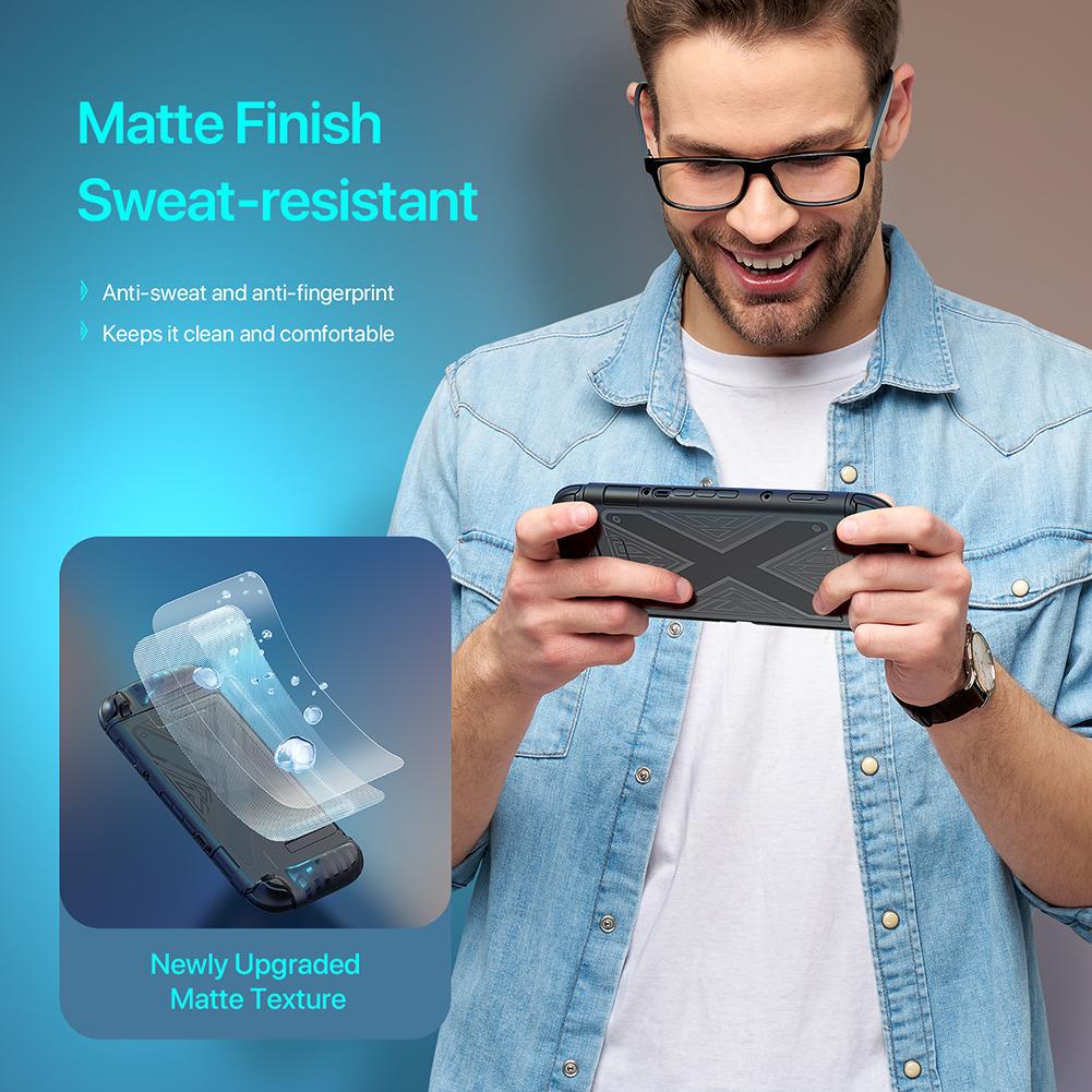 Soft Ergonomic Handle Grip Cover for Nintendo for Switch 2 Gaming Console TPU+PC Protector Protective Case Console Accessories