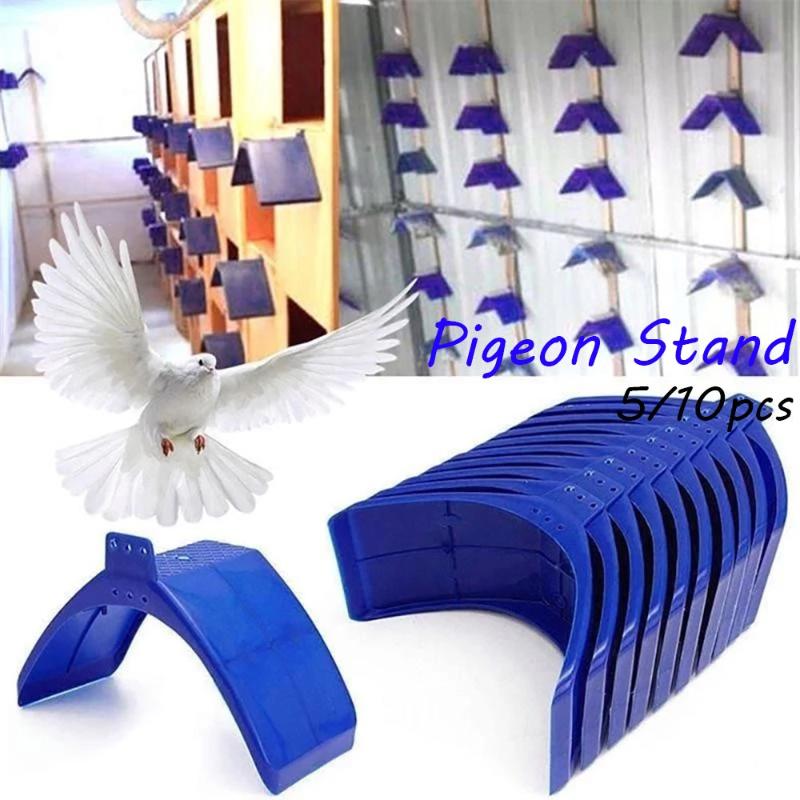 Lightweight Pigeon Perch Durable Portable Standing Holder Weatherproof Birdcage Accessory for Balcony Bird Loft