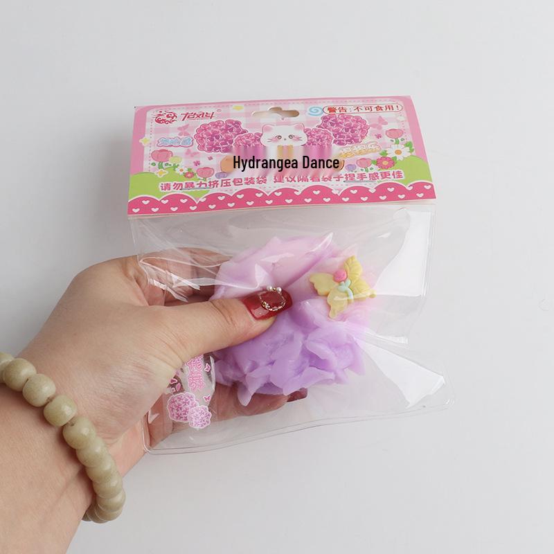 Children's Creative Hydrangea Dance Stress Ball - Squeeze & Knead Sensory Toy