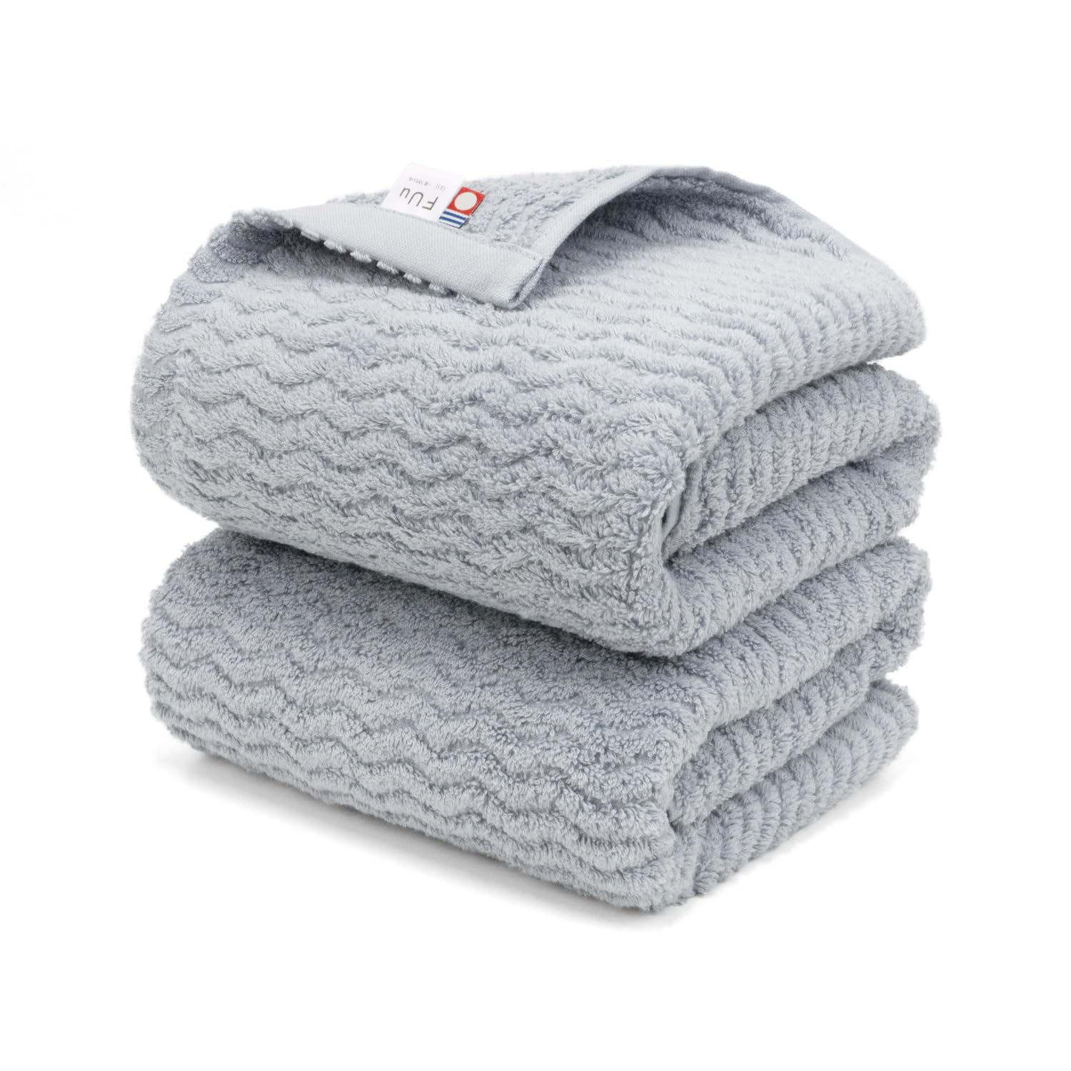 

Imabari Towel Certified Bath Towel Set of 2 FUu Plus Made in Japan Blue [oruta] (Ramune) синій