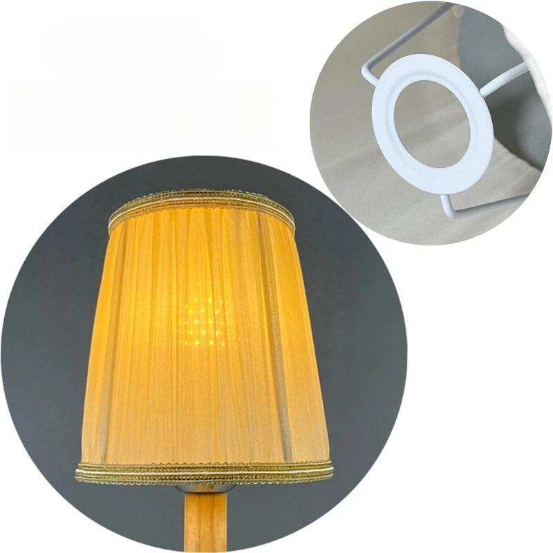 E14/E27/Clamp Fabric Lamp Shade Lighting Accessories for Home Office Decor Hotel Bedroom Bedside Floor Lamp Shell Cover