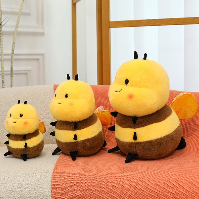 New cute little bee plush toy creative doll doll girl birthday gift