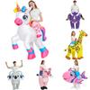 Koala Unicorn Giraffe Pig Tropical Fish Cosplay Inflatable Suit Halloween Easter