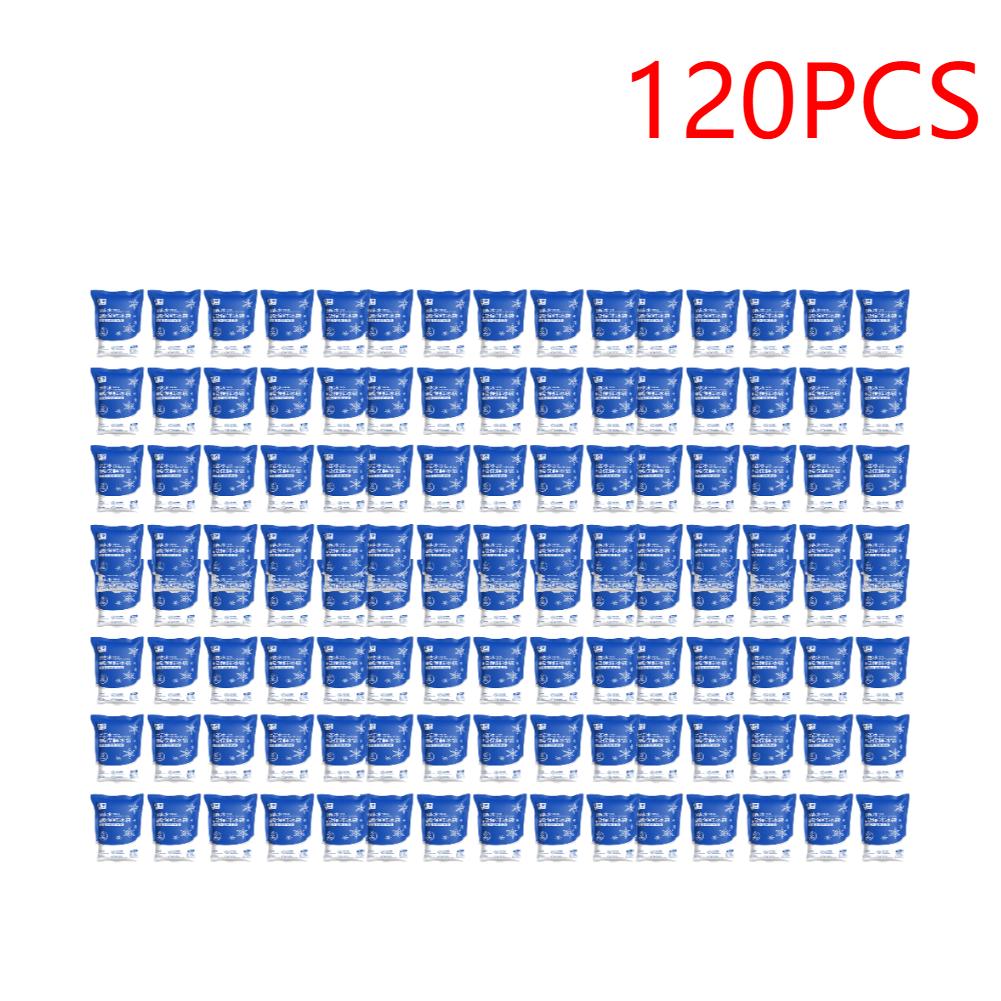 40-200PCS Ice Pack 200ml Disposable Food Ice Bag Travel Drinks Food Refrigeration Preservation for Insulation Box Foam Box