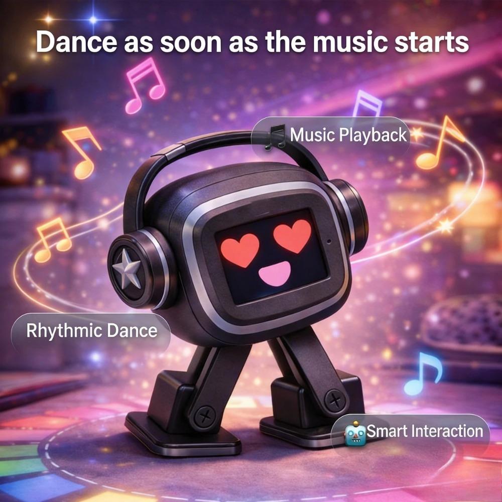 Robot EMO AI | Giocattolo Chatbot Intelligente, Interazione Emotiva, Canto e Ballo, Controllo Vocale, Compagno, Regali di Festa