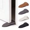 Heavy Duty Door Stop Wedges Floor Mounted Anti-collision Wooden Floor Doorstop  for Door Bottom