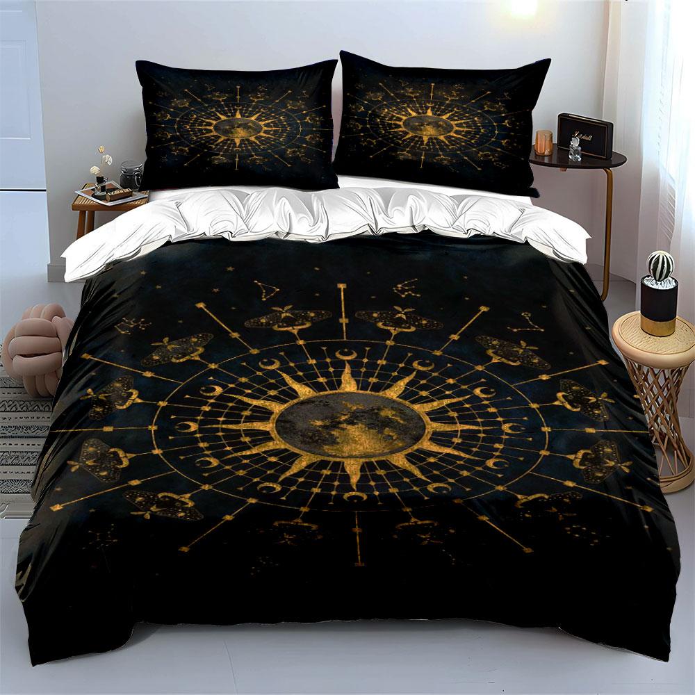 Zodiac symbols and constellations. Bedding sets Duvet cover sets Duvet covers Pillowcases(1*Duvet Cover 2*Pillowcases without duvet insert)