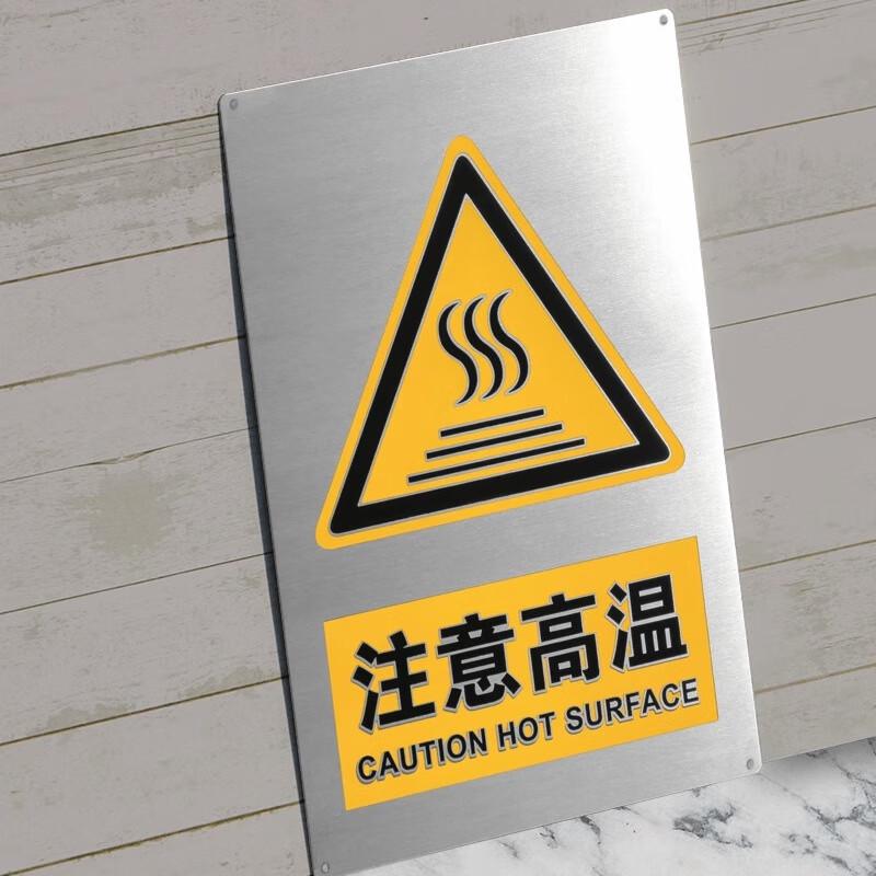 Caution Hot Surface Warning Sign