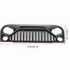 Nylon Angry Eyes Grille Body 1:10 Car Front Accessory Set for Jeep Wrangler Crawler