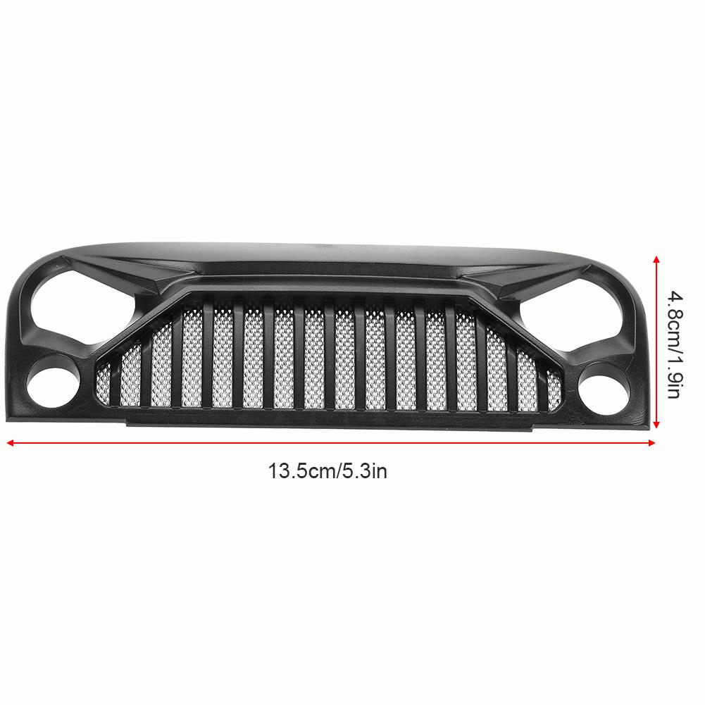 Nylon Angry Eyes Grille Body 1:10 Car Front Accessory Set for Jeep Wrangler Crawler
