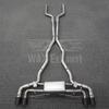 BMW M5 F90 (2017-2023) Stainless Steel Cat-Back Exhaust with Quad Carbon Fiber Tips