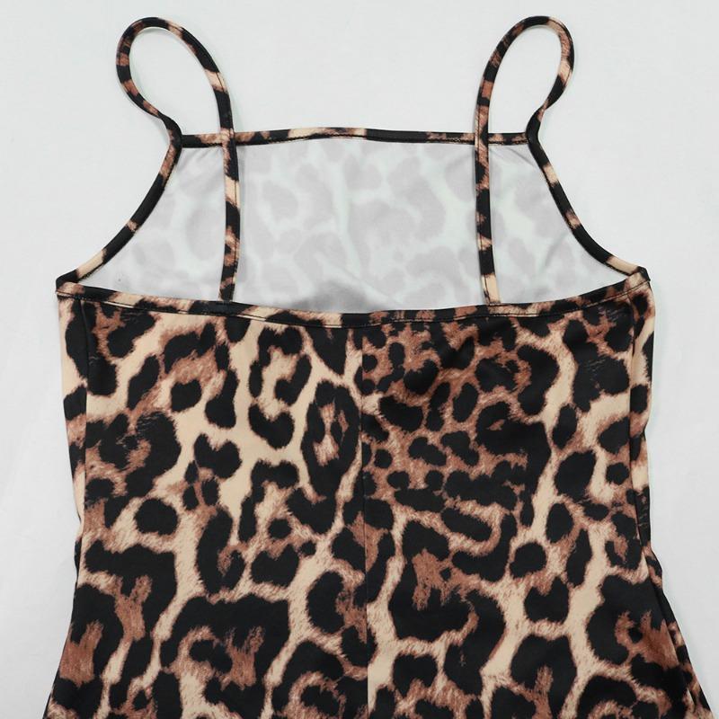 Women's Halter Split Long Dress with Stylish Fluffy Long Sleeve Print Two-piece Set