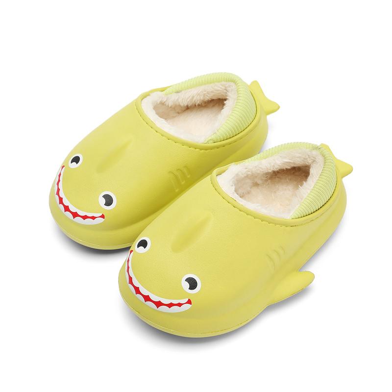 Winter Kinder süße Cartoon dicke Sohlen warme Baumwollschuhe Hausschuhe für zu Hause drinnen und draußen Baumwollpantoffeln 24-35