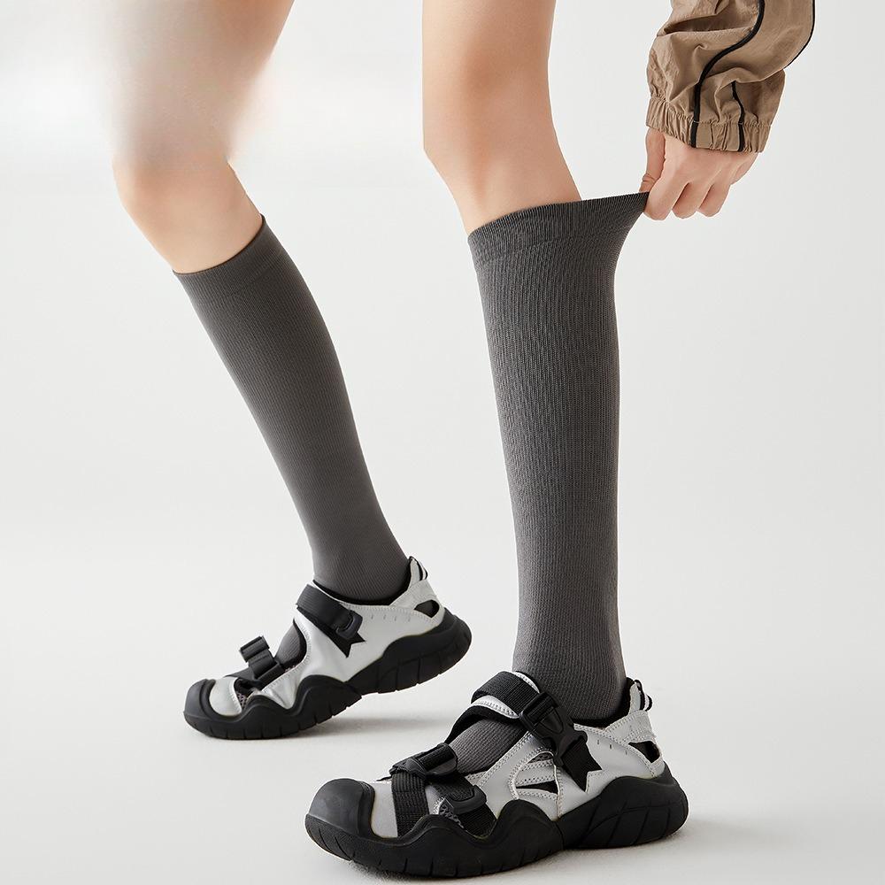 Pressure Calf Socks for Women, Cycling, Tennis, Long Tube Yoga Compression Socks, Slimming Leg Elastic Socks