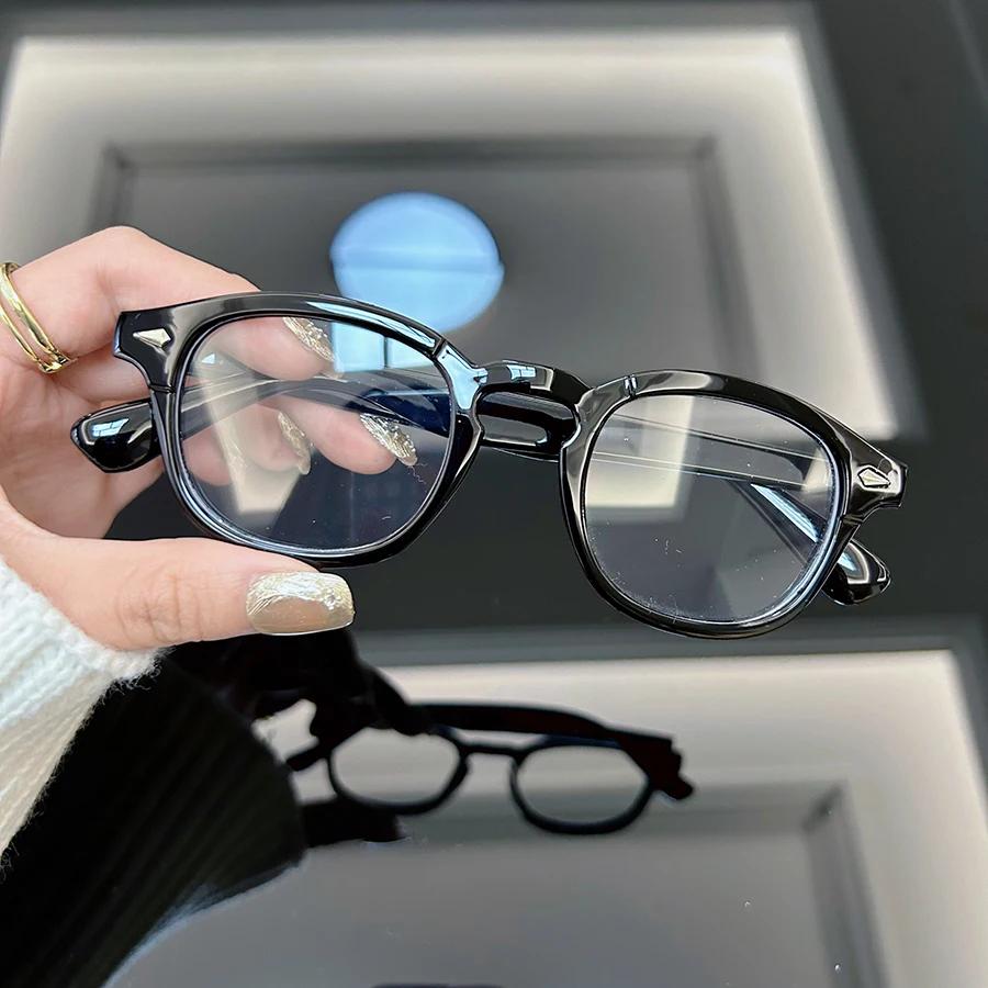 Vintage Round Glasses Women Men Brand Oval Retro Eyeglasses Frame Male Clear Lens Unisex Outdoor Transparent Lens
