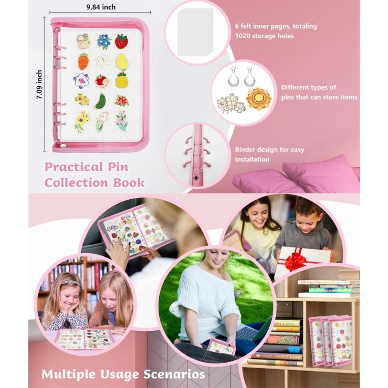 Tear Resistant Felt Storage Solution Preserving Delicate Awards With Space Efficient Compact Design Pin Showcase Book