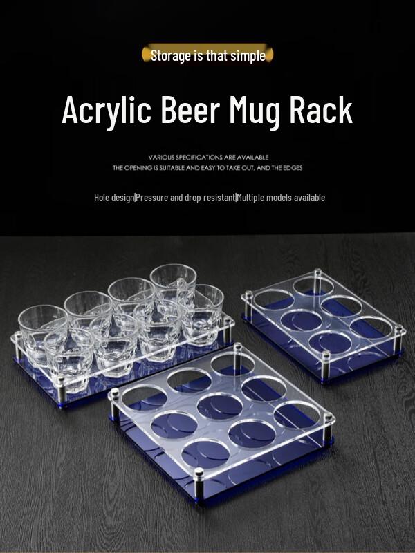 Shixun Acrylic 12-Hole Glass Holder