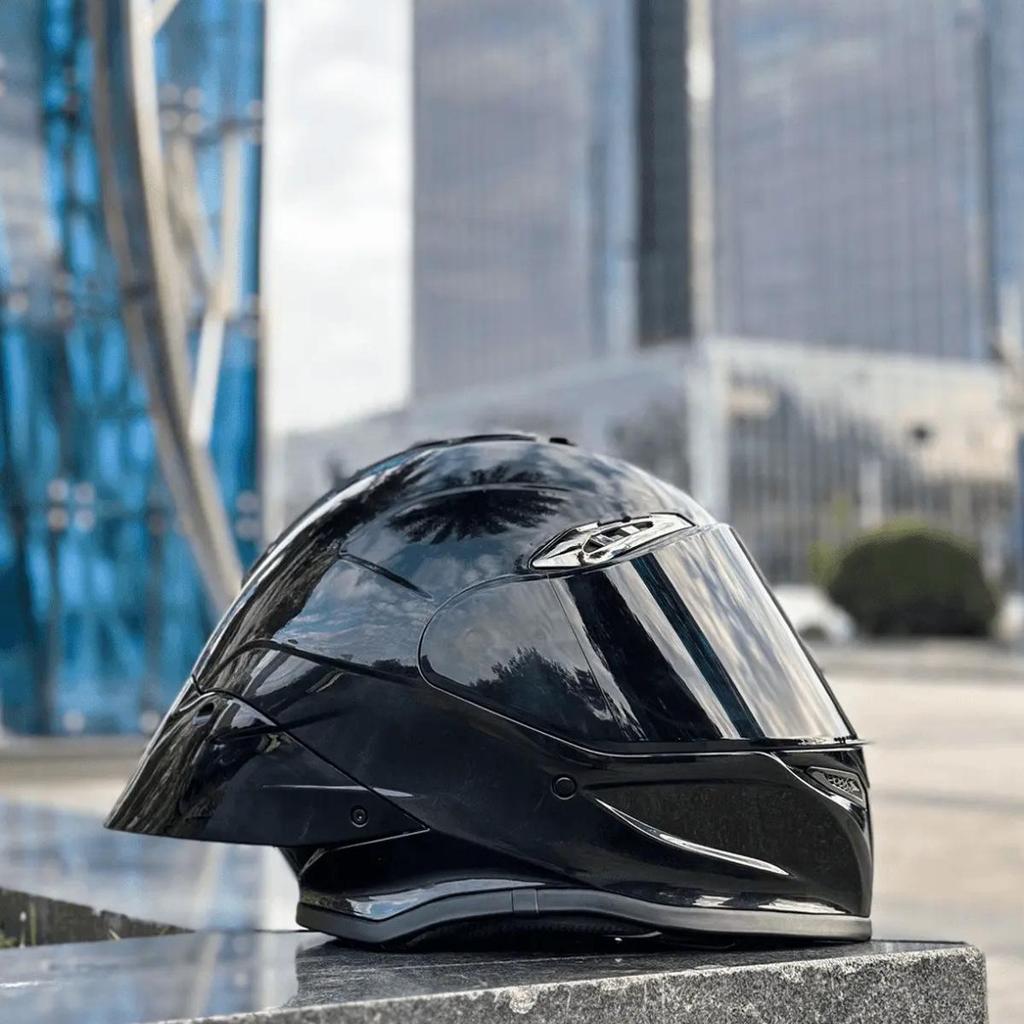 NBTK R50 DOT Full Face Helmet with Large Spoiler for Sportbikes & Cruisers - Spring/Autumn Use