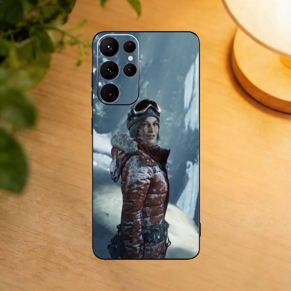 

T-Tomb Hot R-Raider Lara Croft Phone Case For Samsung S25,S24,S21,S22,S23,S30,Ultra,S20,Plus,Fe,Lite Black Shell Samsung S25ULTRA