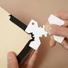 Zipper Ease Tool Suitable for Leatherworking Bag Making Professional Zipper Corner Flattener with Excess Fabric Distributor