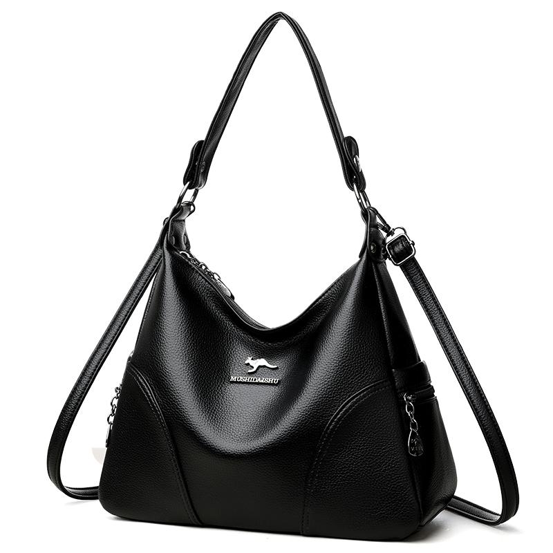 Simple and Large Capacity Pu Leather Handbag, New Women's Tote Bag, Casual Shoulder Bag, Fashionable Solid Color Crossbody Bag