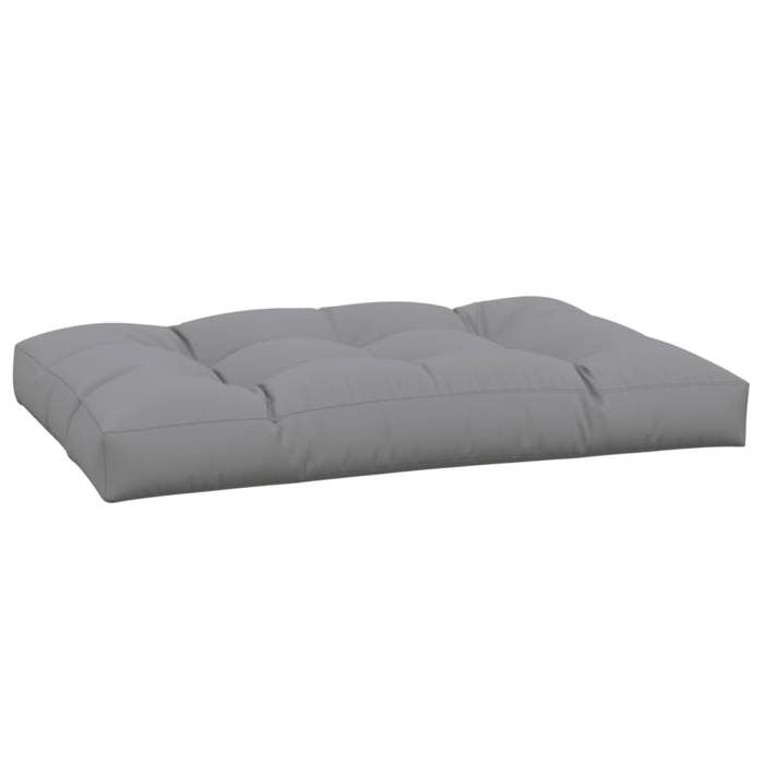 VidaXL Pallet Cushion Grey 120x80x12 Cm Fabric, Cushion, Chair Cushion, Seat Cushion, Outdoor Cushion, 360514