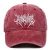 Visors Embroidery Baseball Caps Adjustable Gothic Street Punk Distressed Faded Cap Hip-hop Sunscreen Hats