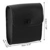 Black Pu Leather Motorcycle Side Tool Bag Storage Saddle Luggage Bags Universal