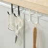 4Pcs Hole Free S-Shaped Stainless Steel Hook Simple Multi-functional Door Back Storage Rack Durable Towel Hanger Bathroom