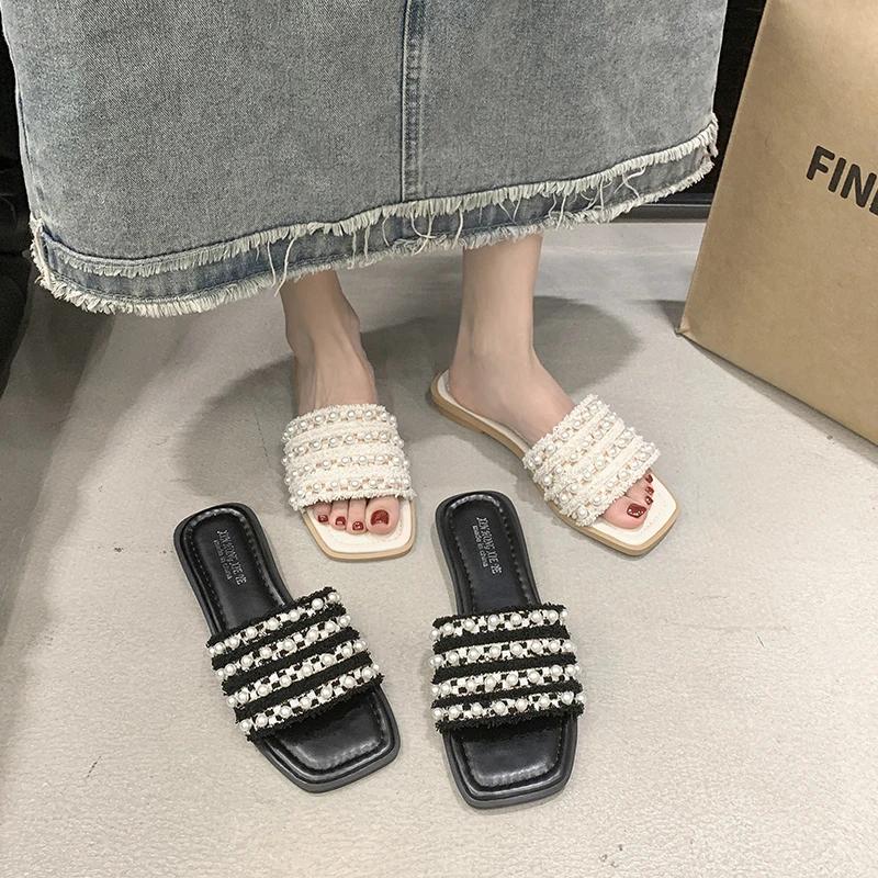 Fashion Summer Fashion Women's Slippers 2025 New Non-Slip Hot Sales  Shoes Outdoor Fashion Leisure 35-43 Large Size Slippers