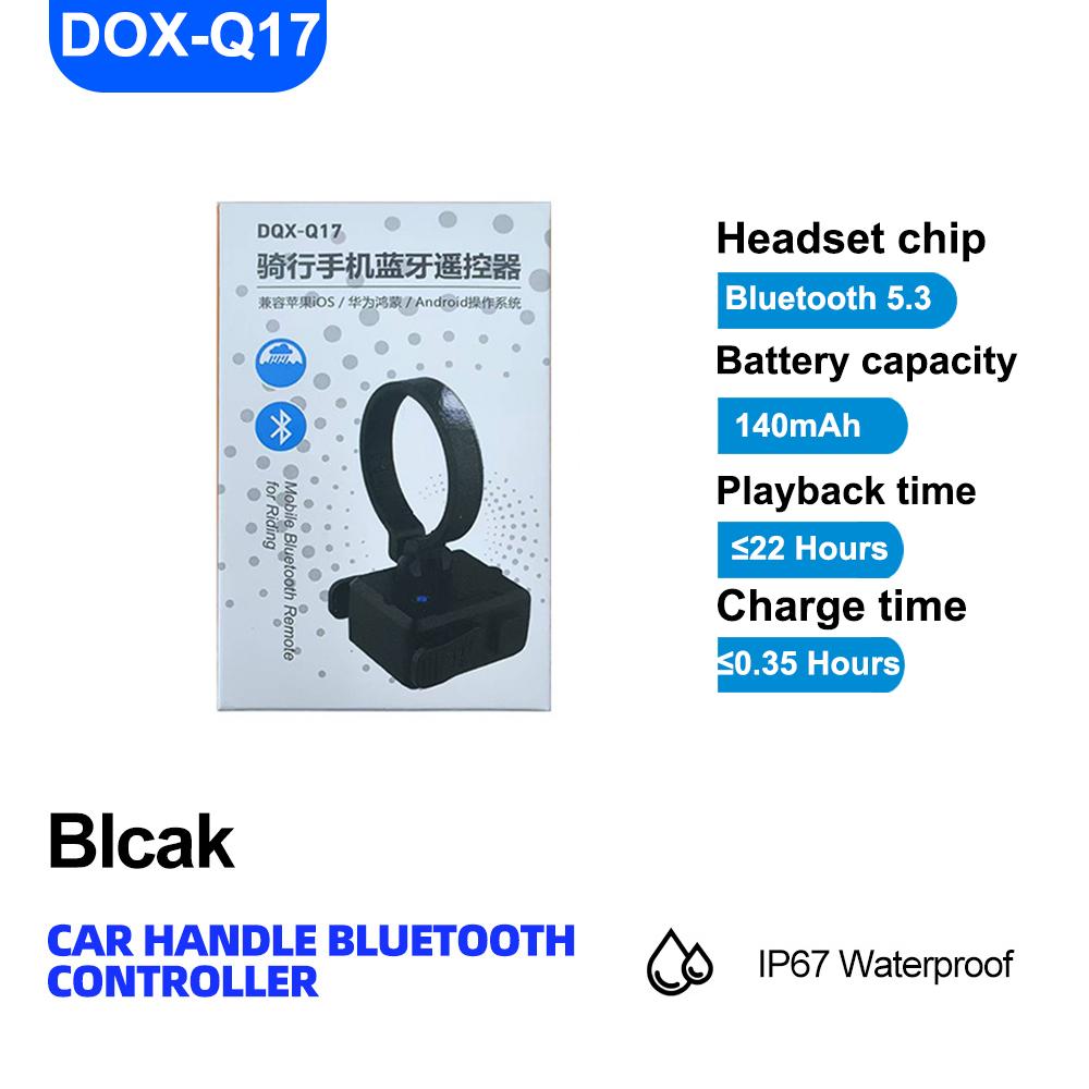 Drahtlose Bluetooth 5.3 Fernbedienungstaste Helmkopfhörer Motorrad-/Fahrradlenker-Mediencontroller Lenkradfernbedienung