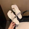 Modische vielseitige flache Zehensandalen mit eckiger Spitze für Damen Schuhe im neuen Stil