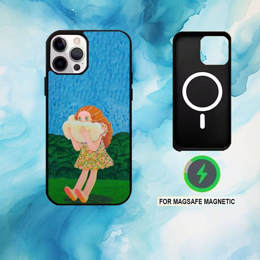 Whimsical Girlhood Reverie Phone Case For iPhone17,16,15,14,13,12,11 Plus,Pro Max Magnetic For Magsafe Wireless Charging