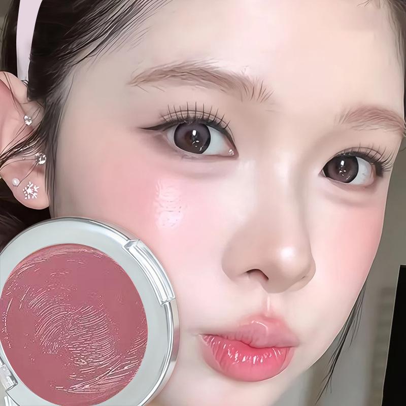 Peach Blush Cream: Low-Saturation, Fine Shimmer, Natural Contour & Highlight