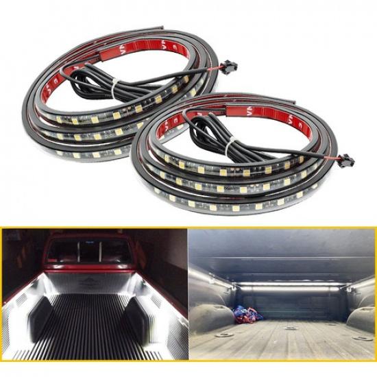 2pcs 60" LED TRUCK CARGO BED WORK LIGHTING BAR FOR STRIPS CHEVY FORD DODGE GMC