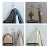 Storage Hook Hanger Self Adhesive Hook Adjustable Wall Rack Kitchen Bathroom