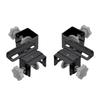 2Pcs Corrosion Resistant Stainless Steel Fixing Clips Crafted for Easy Drawer Panel Attachment In Home Improvement and Woodworking