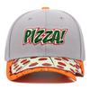 New Pizza Design Embroidered Baseball Hat Novel Trendy Hiphop Hat Sunshade Hat Unisex Outdoor Sports Leisure Decorative Hat