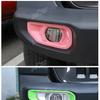 JeCar Car Front Bumper Fog Light Cover Lamp Hoods Decoration For Jeep Wrangler JL JT Gladiator 2018 Up Car Exterior Accessories