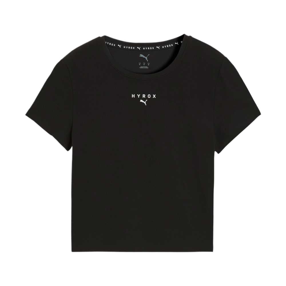 Puma X Hyrox Collaboration Round Neck Letter Pullover Short Sleeve Regular T-Shirt Women tops 528548-01 S