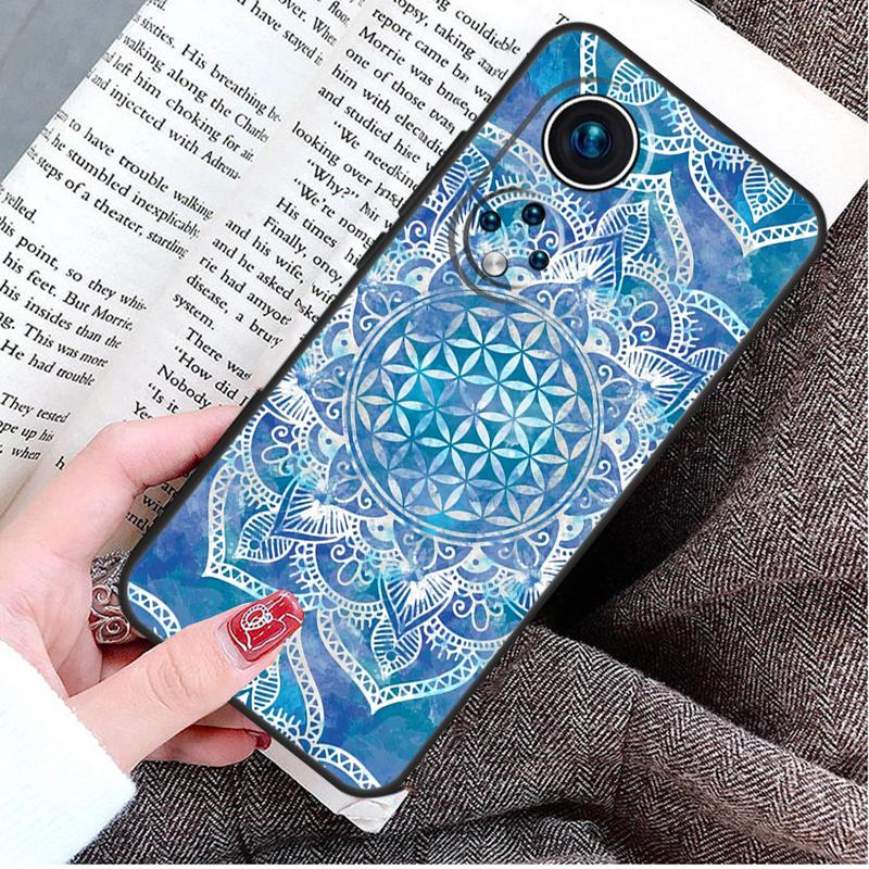 Flower Of Life In Lotus Pastel Case For Honor X9a X8a X7a X6a X6 X7 X8 X9 X8b X9b 50 70 90 Magic 5 Lite Magic 6 Pro Cover
