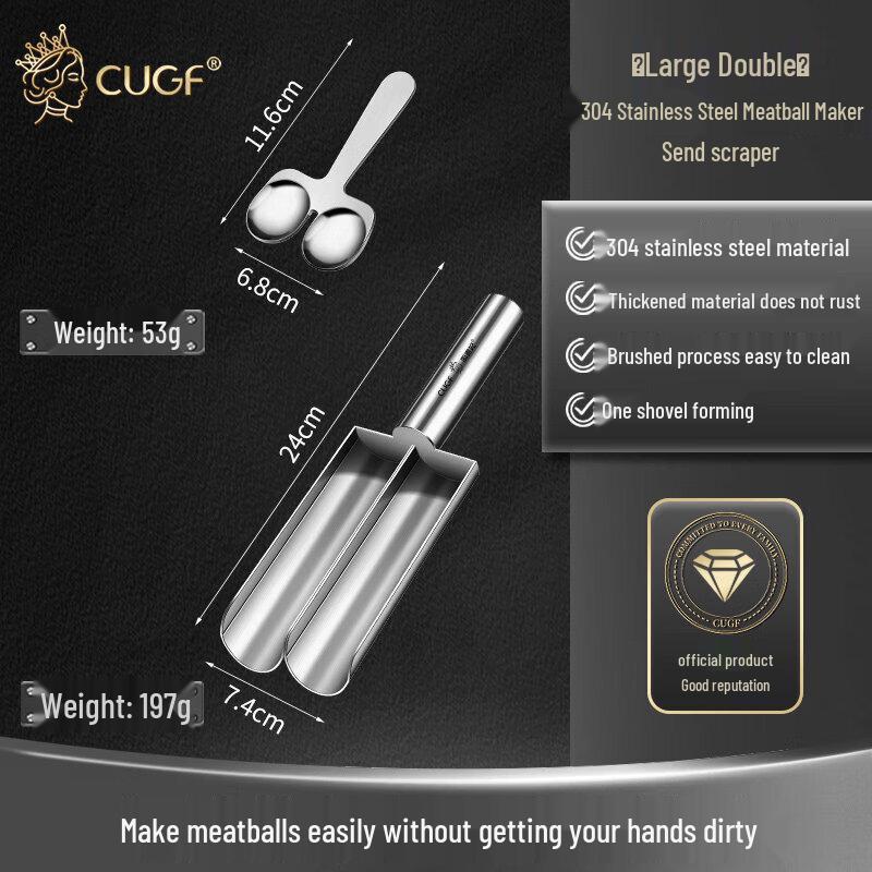 Stainless Steel Meatball Maker Spoon