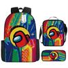 Among Us Themed School Backpack Set Kids - 3PCS Shoulder Bag Pencil Case Oxford Fabric Breathable Waterproof