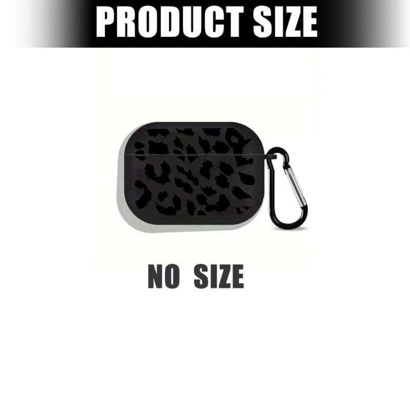Fashionable TPU Case With NonSlip Textures For 1/2/3/4 Generation Earbuds In Sleekly Leopard Pattern Cover Pouches