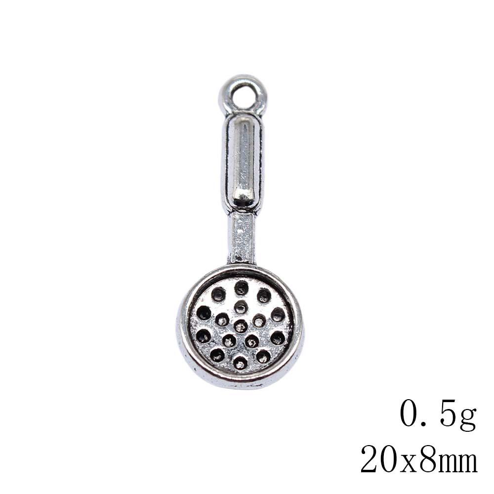 Christmas Decorations Charms For Bracelet Tableware Fork Spoon Charms Pendant Art Supplies Pendant
