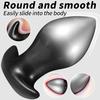 Butt Plug Silicone Anal Dilator Wearable Soft Liquid Silicone Adult Toy for Men Women