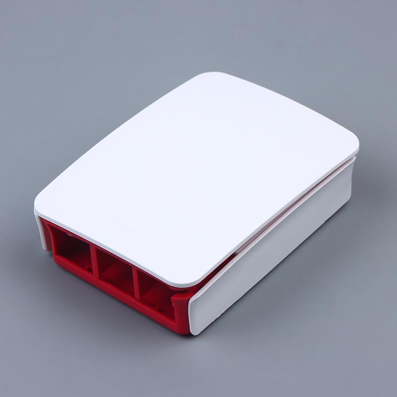 Пластиковый корпус для 3 Model B/B+, Защитная крышка для Pi3 Rpi DIY-проектов, Легко надеваемая конструкция (Красный + белый) 1PCS